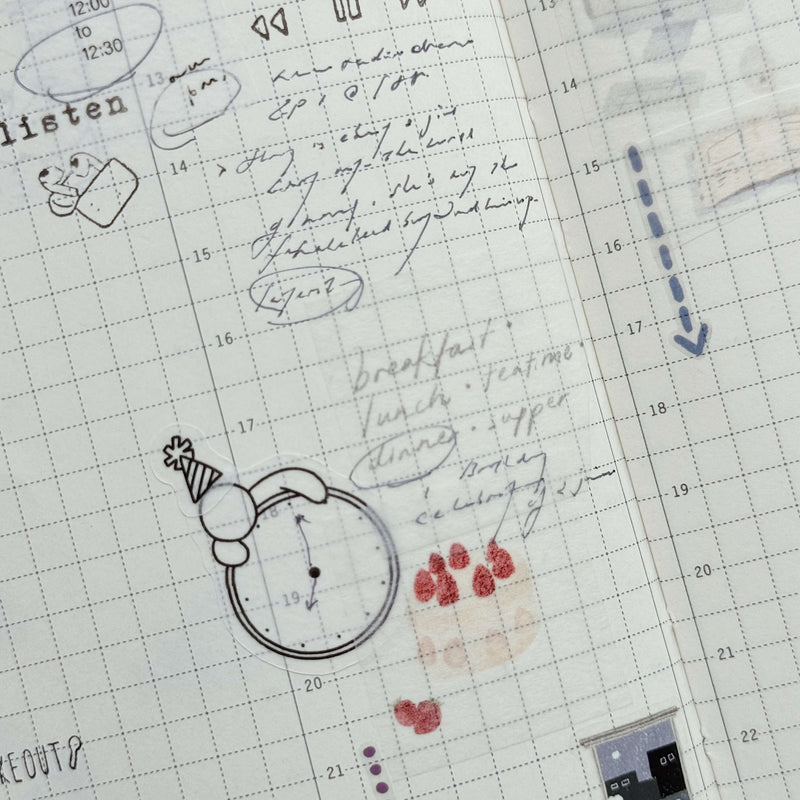 SOMe Market 3.0: Documenting Time Washi Sticker Sheet