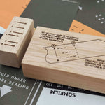 som studio 120 Film Backing Paper: Rubber Stamp