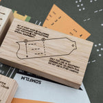 som studio 120 Film Backing Paper: Rubber Stamp