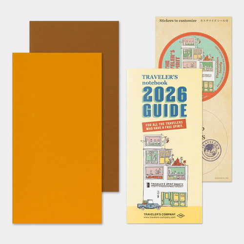 TRAVELER'S notebook Refill 2026 // Weekly Vertical (Regular)