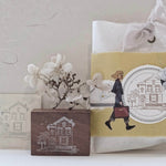 Cozy House Rubber Stamp