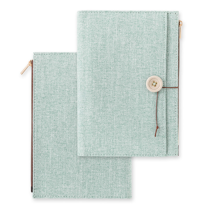 MD Yuru Log Notebook Cover - Light Blue