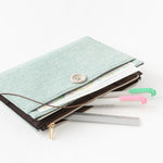 MD Yuru Log Notebook Cover - Light Blue