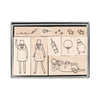 MD Ojisan 30th Anniversary: Wooden Stamp Set A