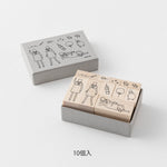 MD Ojisan 30th Anniversary: Wooden Stamp Set A