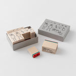 MD Ojisan 30th Anniversary: Wooden Stamp Set A