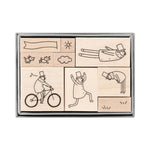 MD Ojisan 30th Anniversary: Wooden Stamp Set B