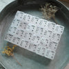 Hanen Studio Natural White Jade Rubber Stamp Set - 24 Solar Terms
