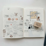 som x sho.happiness Rubber Stamp: Time & Routine