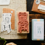 OURS Rubber Stamp - On the Chair