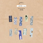 Pion Die-Cut Washi Sticker Roll: Ten Parts
