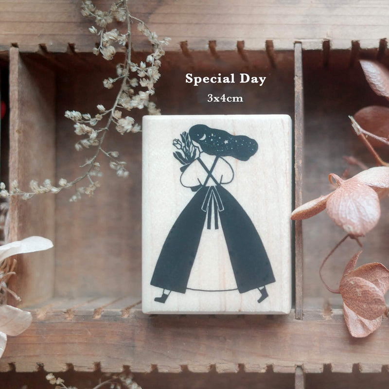 Hanen Studio x Terufuku Rubber Stamp Collection: Special Bouquet