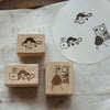 som x sho.happiness Rubber Stamp: Time & Routine