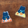 Mokuji Acrylic Clip | Bear’s Snack & Letter Time