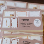 Bearkery Memo Pads