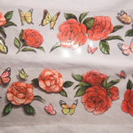 modaizhi PET Tape - Camellia (Red & White)