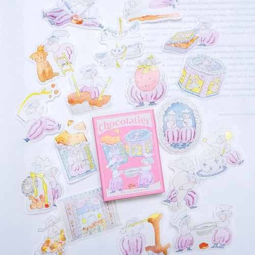 dodolulu Matchbox Sticker Flakes: Chocolatier