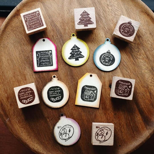 a kind of cafe Rubber Stamp | Christmas Limited Gacha Stamp