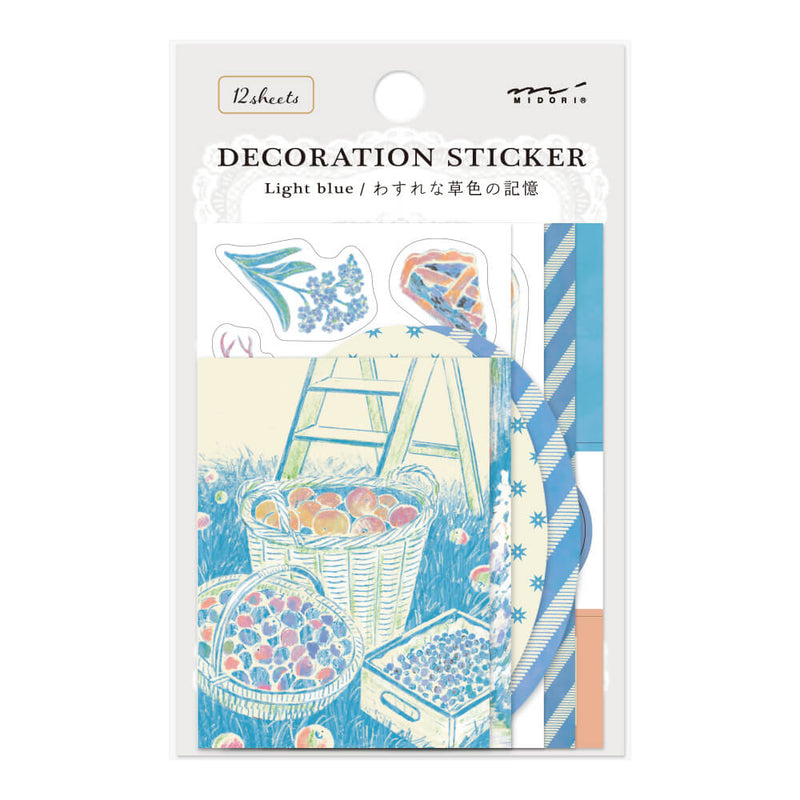 MD Decoration Stickers - Light Blue