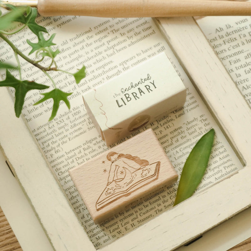 teayou Rubber Stamp: The Enchanted Library Collection