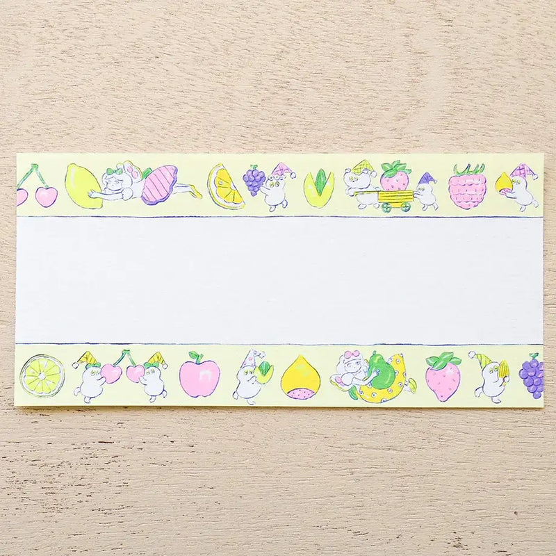 Heisuke Kitazawa Memo Pad - Everyone Carrying Fruit