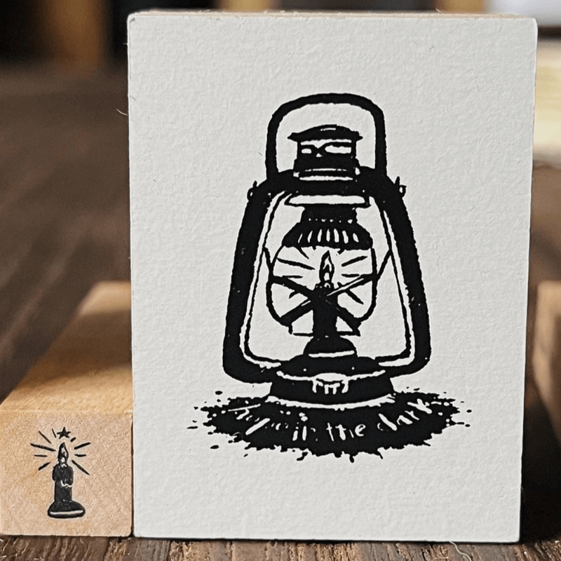 Yamadoro Rubber Stamp -  Messages from Life: Hope in the dark