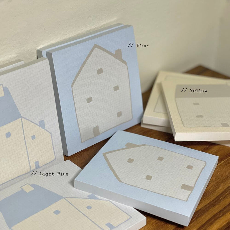 Hatsu Midori Memo Pad - Houses