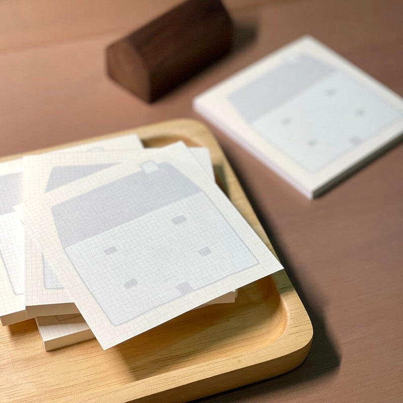 Hatsu Midori Memo Pad - Houses