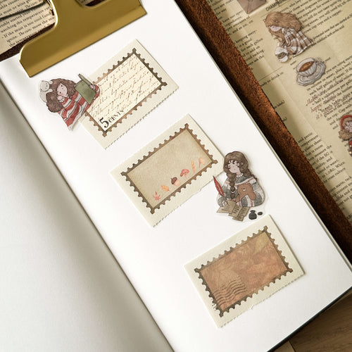 shō Little Happiness Memo Pad - Falling Leaves