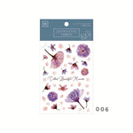 MU Crystal Print-On Sticker - 006 Purple pressed flowers