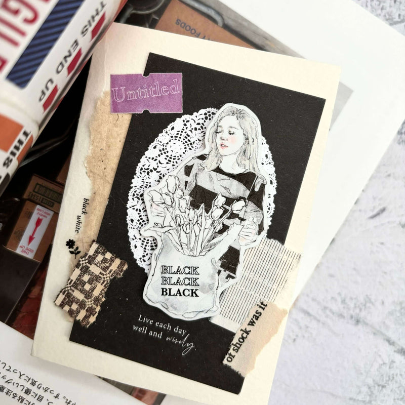 Pion Rubber Stamp: night, night