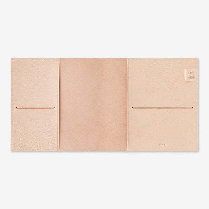 Goat Leather Cover for MD Notebook (A5 Square)