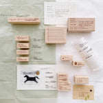 partialafra Rubber Stamp Collection: 备忘录/Mantras/文字游戏 (Memo/Words Game)