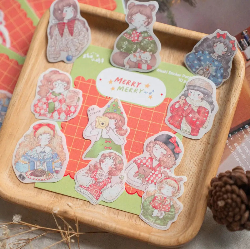 shō Little Happiness Sticker Pack - Merry Merry