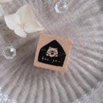 Mini Envelope Bear Rubber Stamp