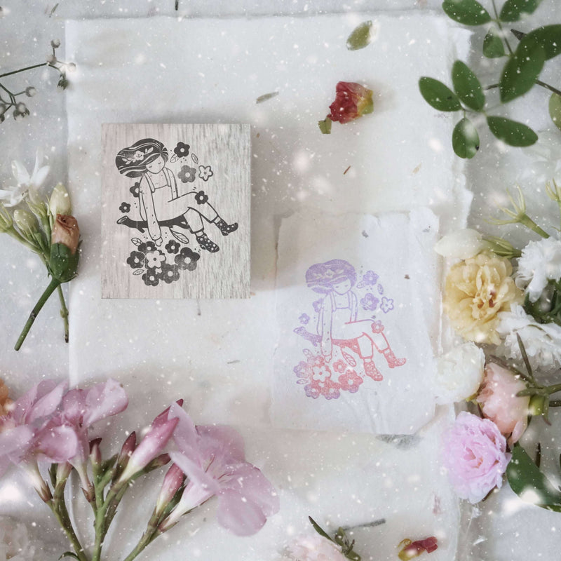 Black Milk Project Rubber Stamp - Bloom Collection