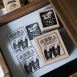 Yamadoro Rubber Stamp - Mr.Bird Office // This side up