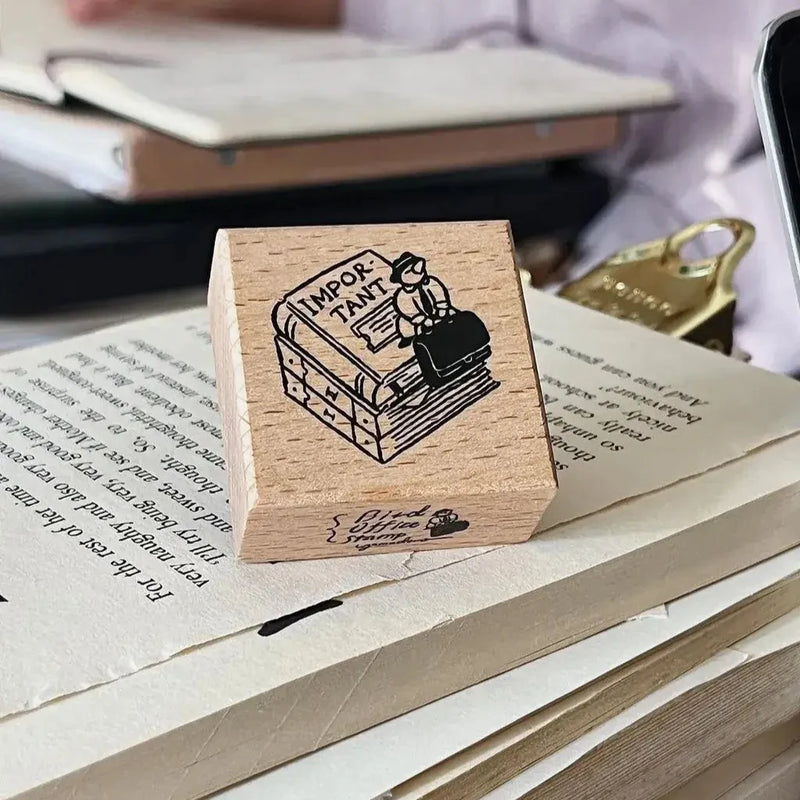 Yamadoro Rubber Stamp - Mr.Bird Office // Important