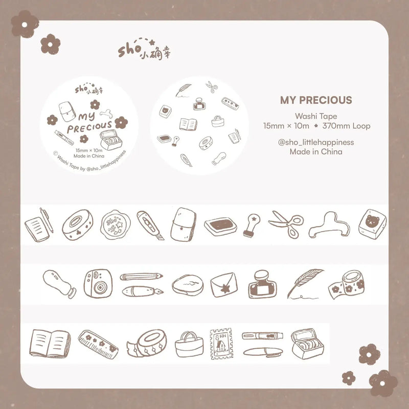 shō Little Happiness Washi Tape - My Precious