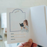 La Dolce Vita Passport Notebook: Beret Girl