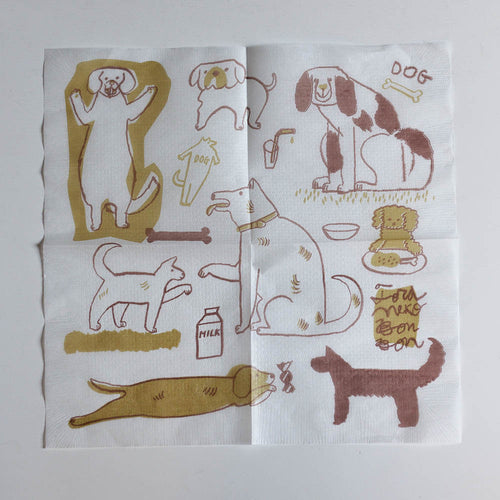 Classiky x Toranekobonbon Paper Napkin - Dog