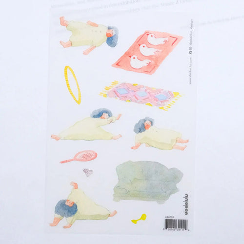 dodolulu Print-On Stickers: Some Lazy Exercises