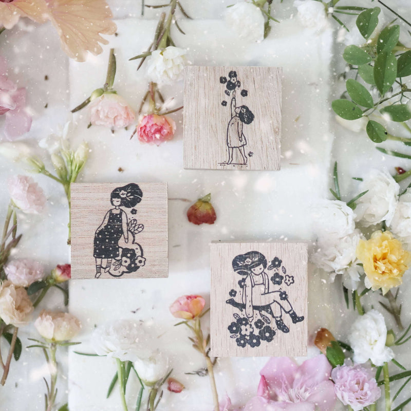 Black Milk Project Rubber Stamp - Bloom Collection