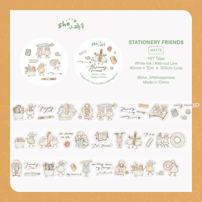 shō Little Happiness Die-Cut PET Tape - Stationery Friends