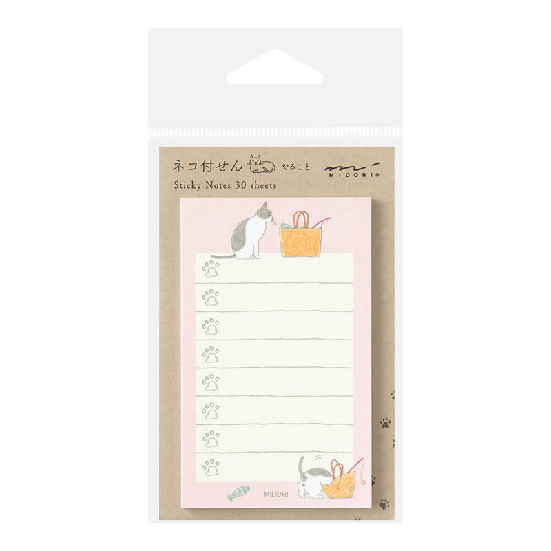 MD Sticky Notes - Cat To-Do List Pink