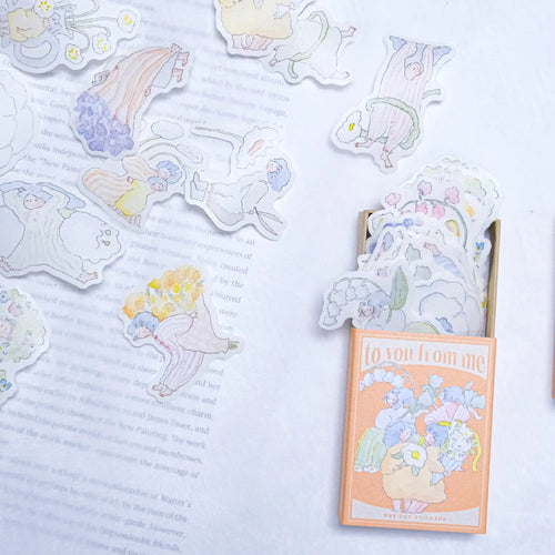 dodolulu Matchbox Sticker Flakes: To You from Me