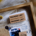 Travel Journaling Rubber Stamp Collection: Words