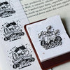 Yamadoro Rubber Stamp - Mountain Night Summer Festival