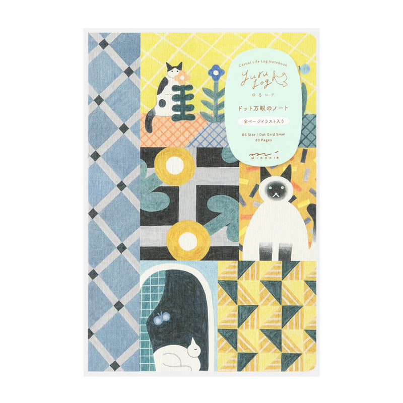 MD Yuru Log Notebook - Cat