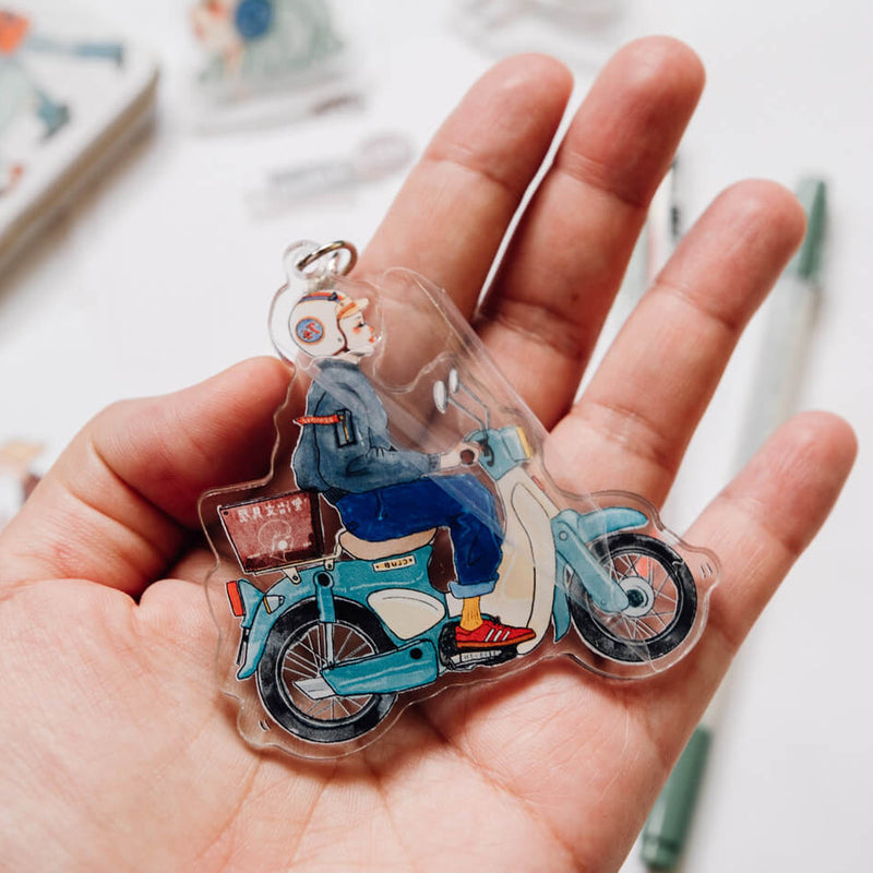 LDV Acrylic Pendant: We move forward happily